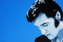 ELVIS PRESLEY - (BLUE.)